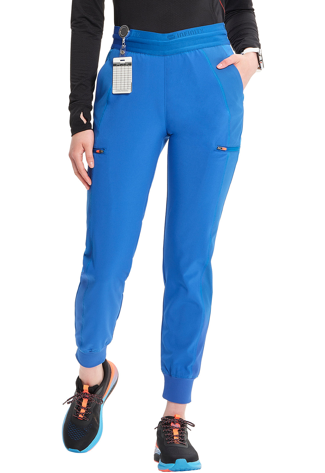 Pantalón Clinico Mujer Jogger IN122a Azul Rey ROY Infinity GNR8 cherokee