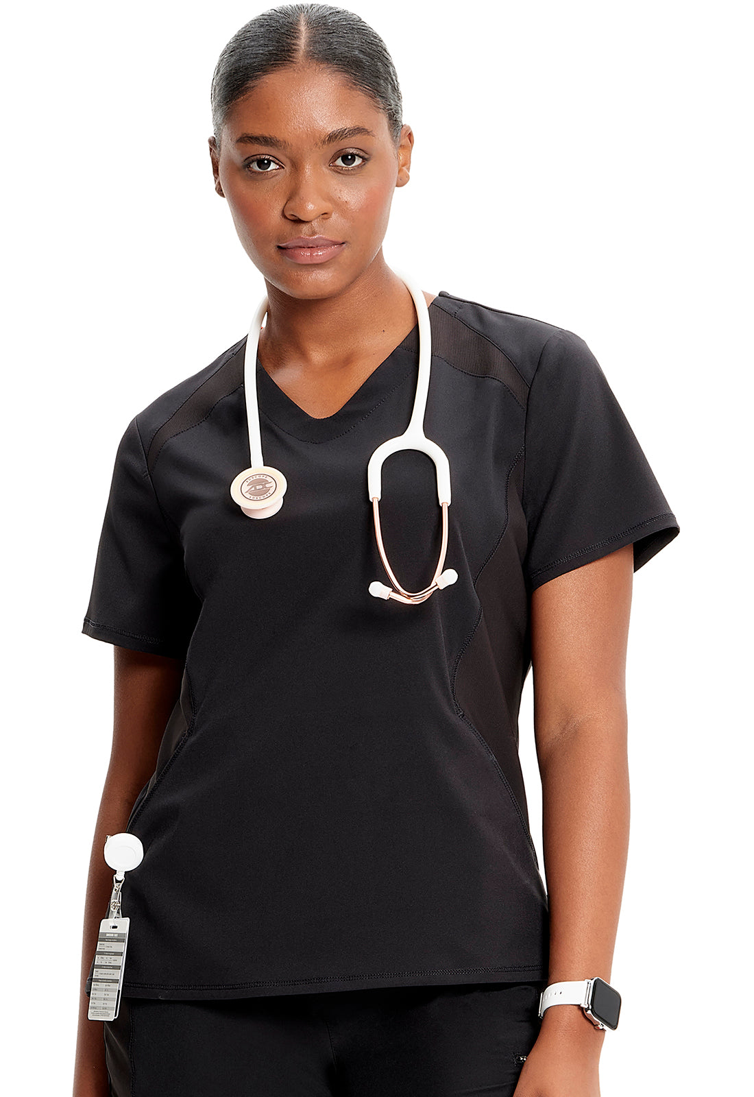 Polera Clinica Mujer IN620a Negro black Infinity GNR8 Cherokee