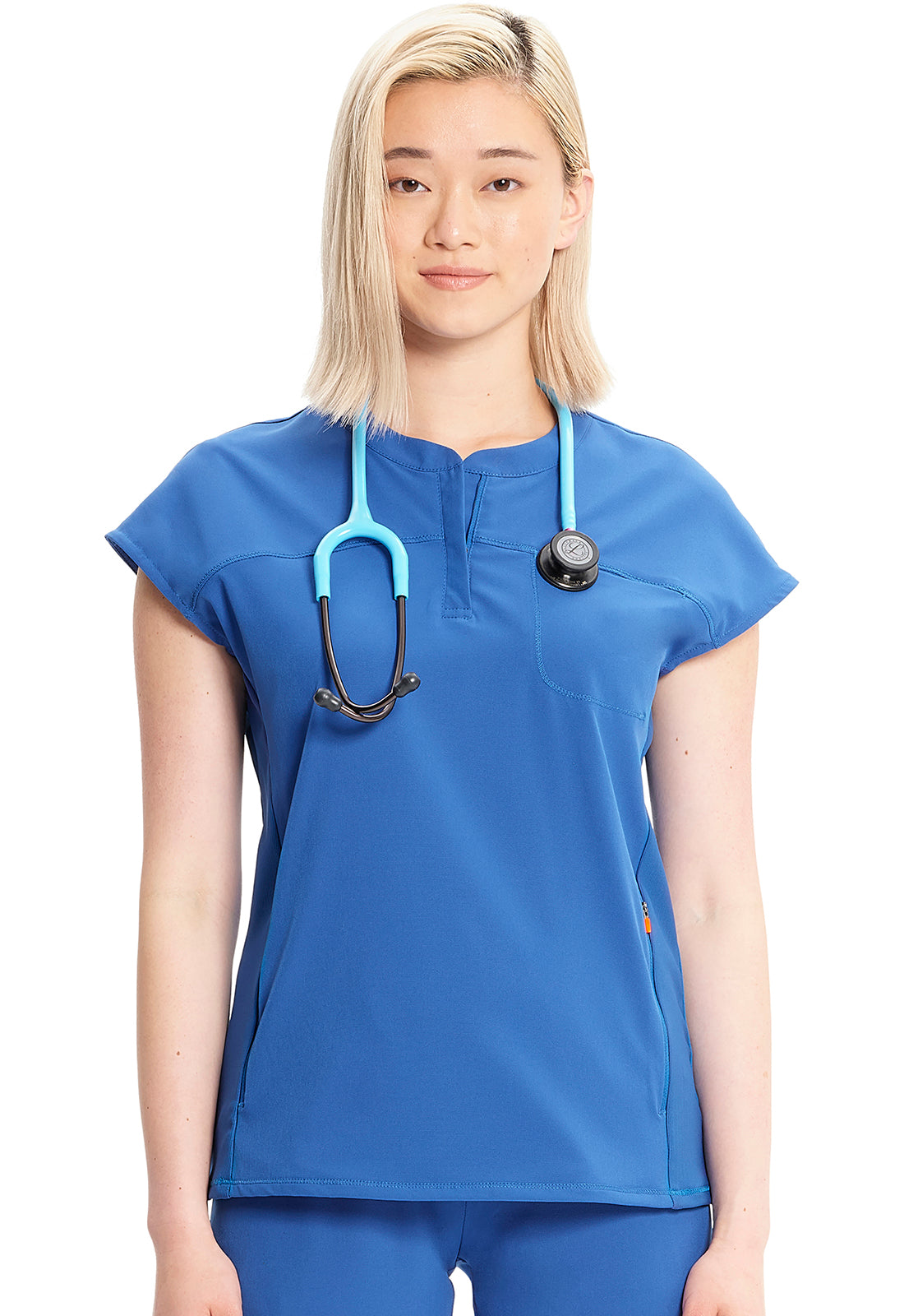 Polera Clinica Mujer IN622a Azul Rey ROY Infinity GNR8 Cherokee