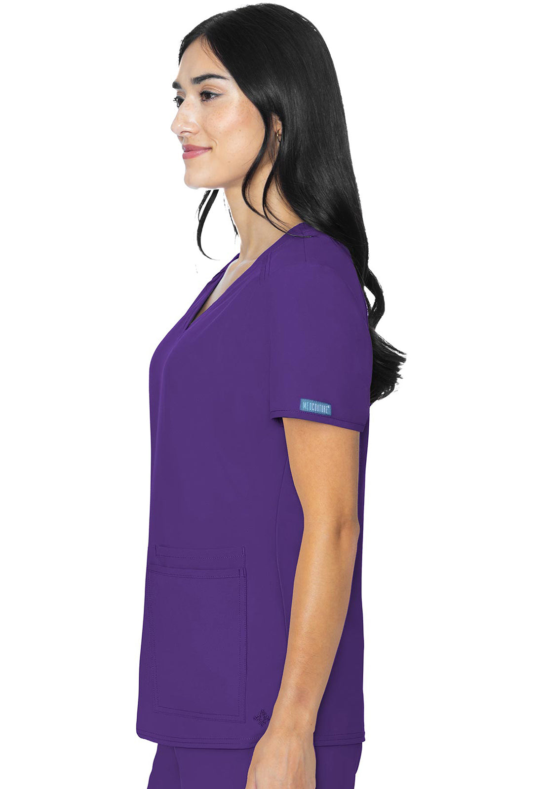 Polera Clínica Mujer Morado MC2411 Insight Medcouture