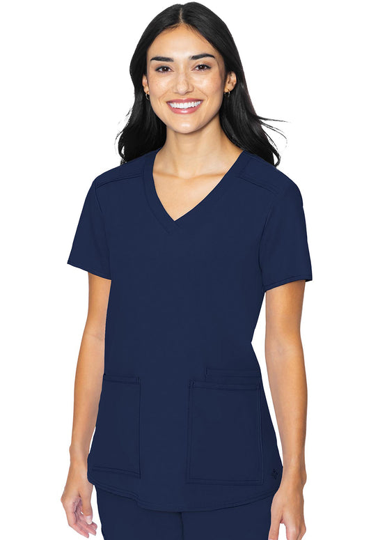 Polera Clínica Mujer Azul Marino MC2411 Insight Medcouture