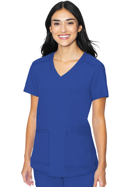 Polera Clínica Mujer Azul Rey MC2411 Insight Medcouture