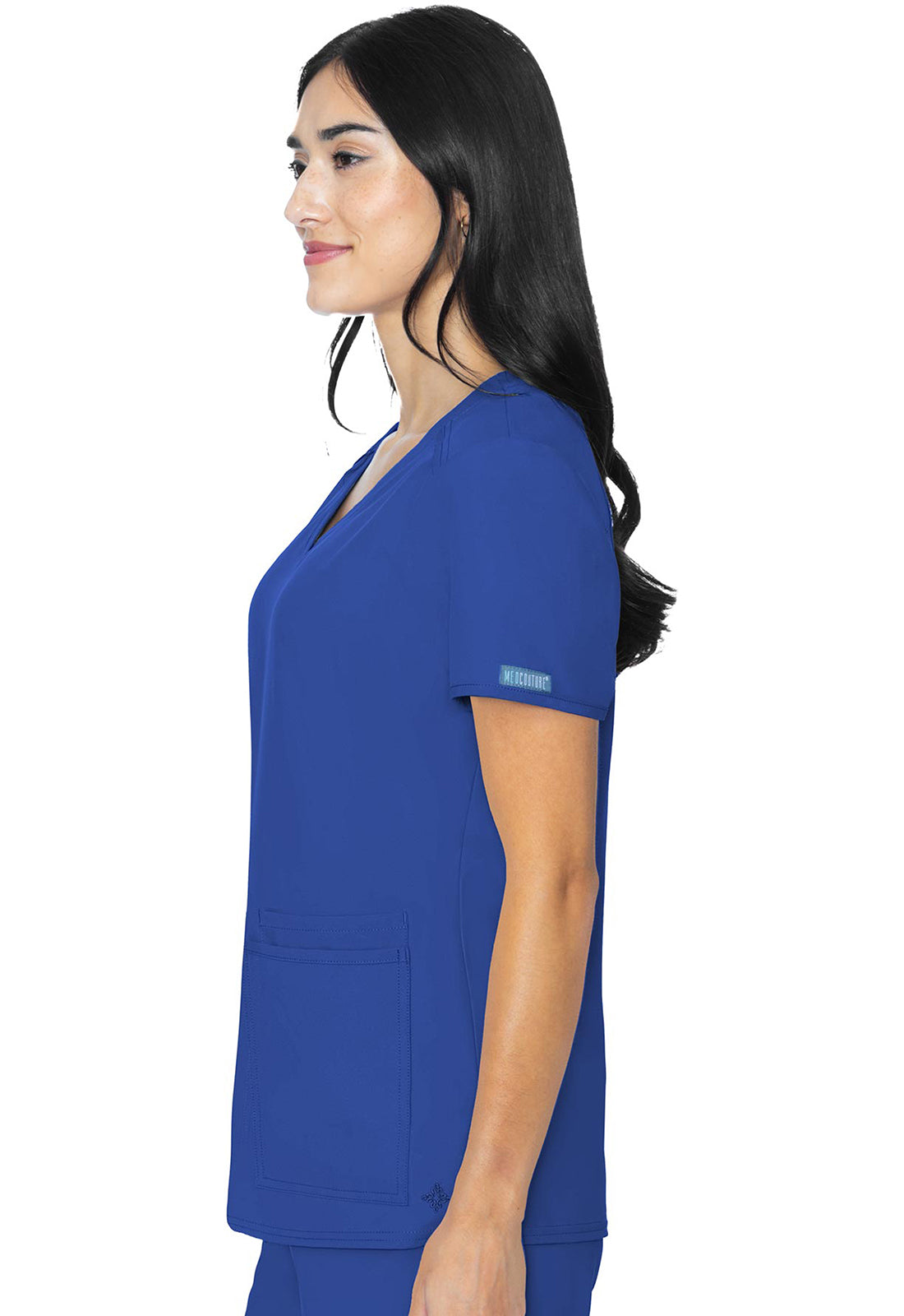 Polera Clínica Mujer Azul Rey MC2411 Insight Medcouture