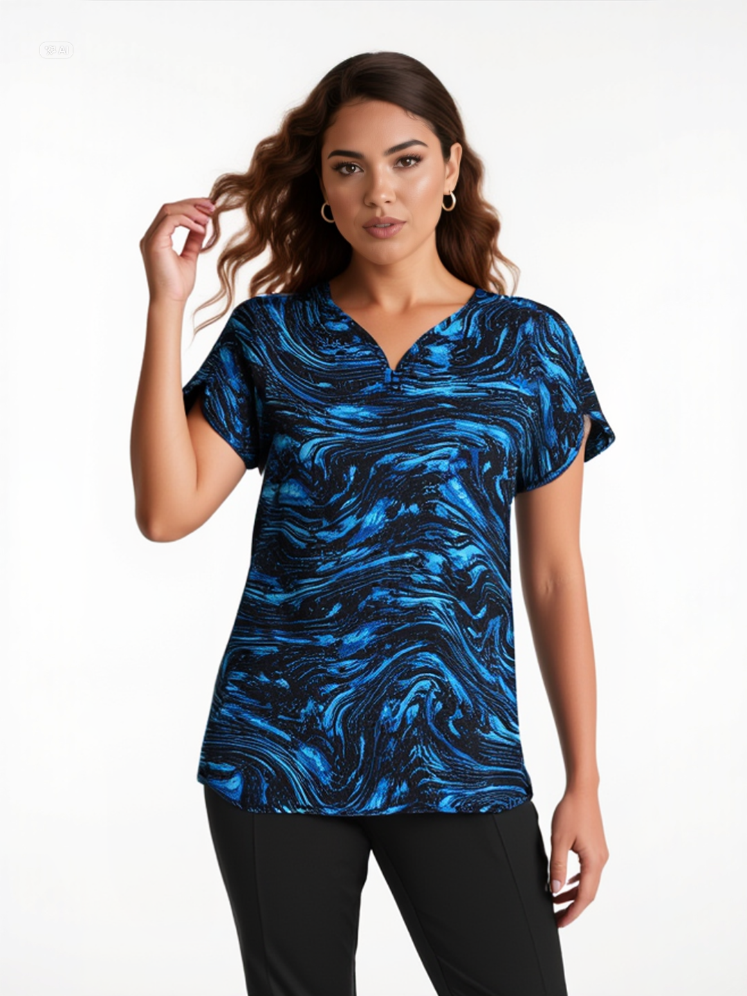 Polera clínica estampada 6267 STSP WINK