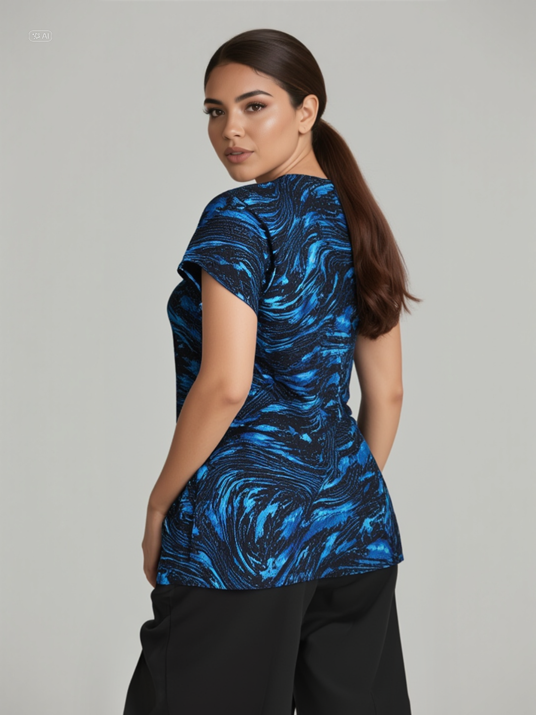 Polera clínica estampada 6267 STSP WINK