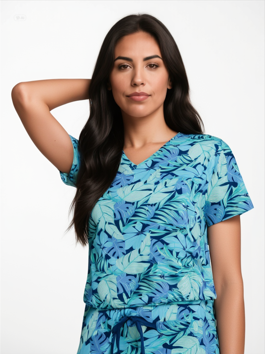 Polera clínica estampada 6467 BZPM WINK