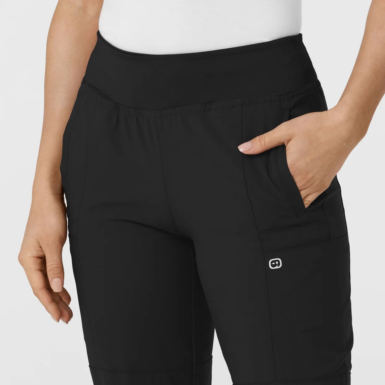 Pantalón Clínico Mujer Negro 5555a W123