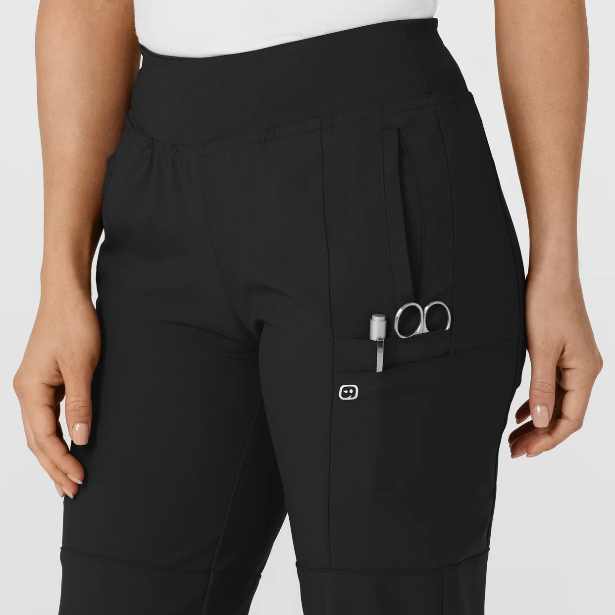 Pantalón Clínico Mujer Negro 5555a W123