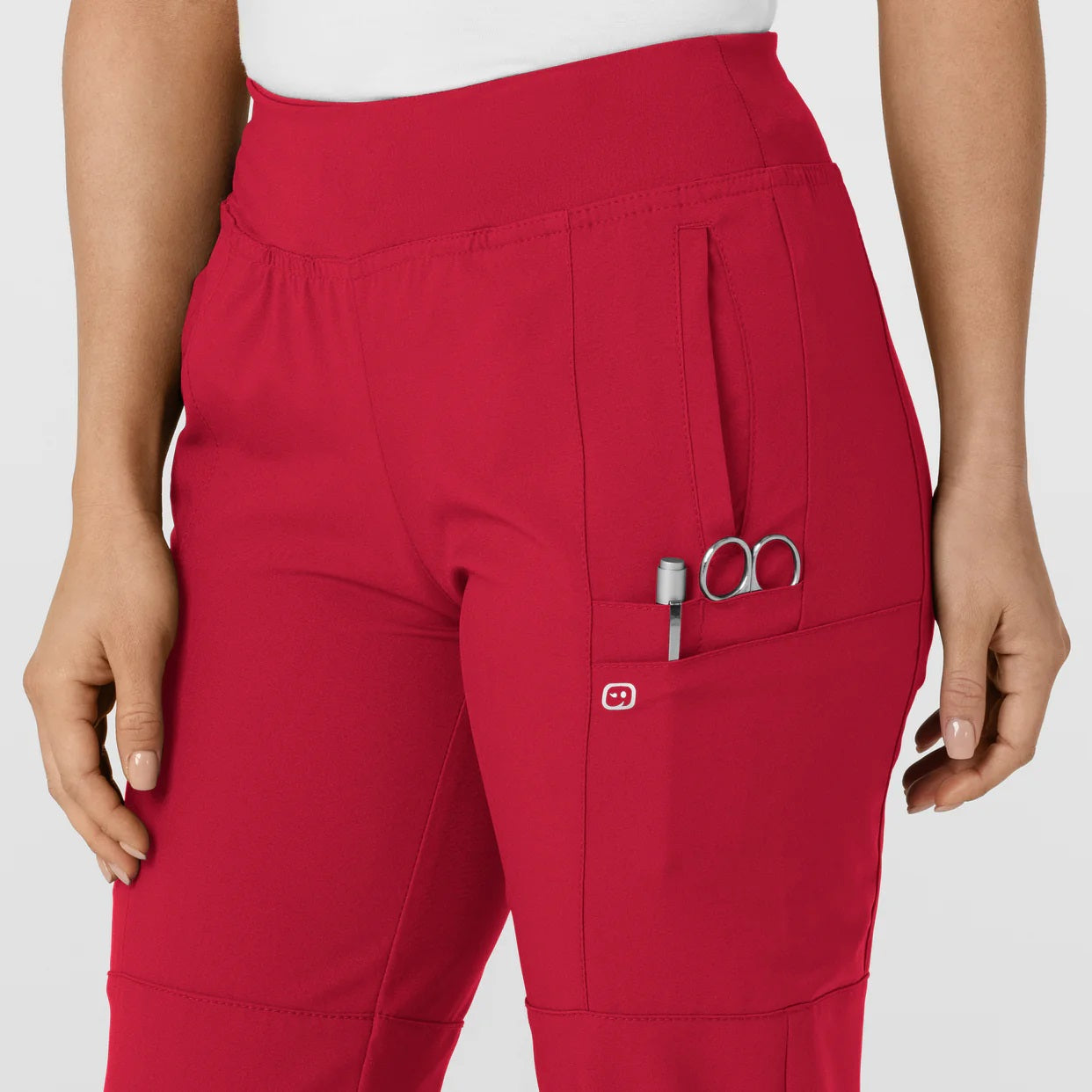 Pantalón Clínico Mujer Rojo 5555a W123