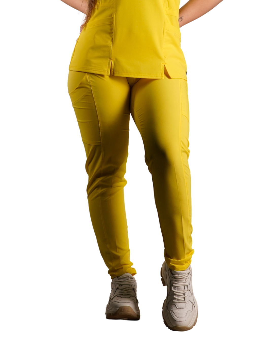 Pantalón clínico antifluido Mujer 5022 Amarillo Valere