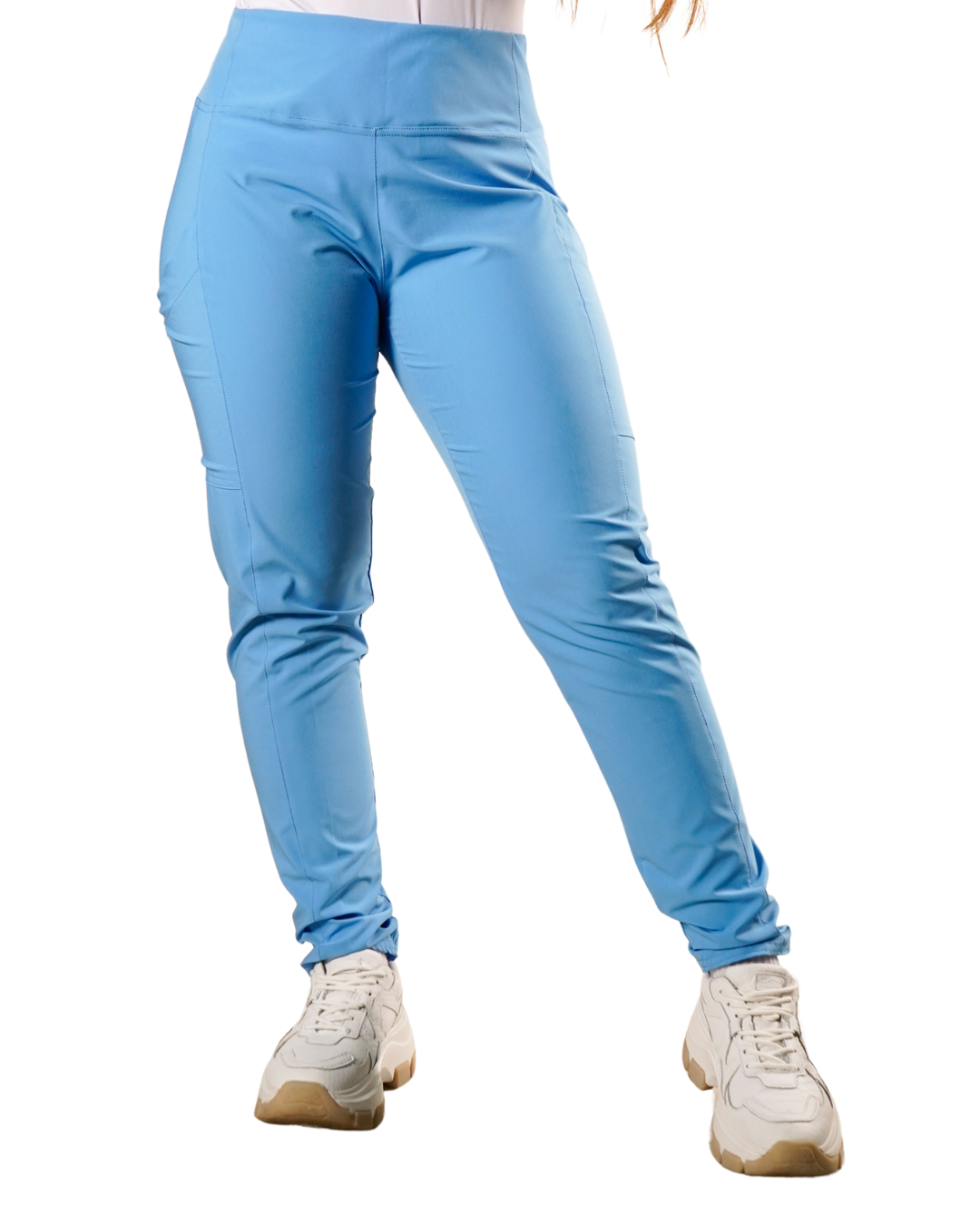 Pantalón clínico antifluido Mujer 5022 Celeste Antifluido Valere Flex