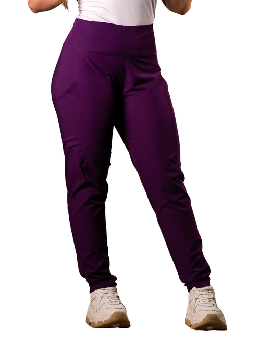 Pantalón clínico antifluido Mujer 5022 Morado Antifluido Valere Flex