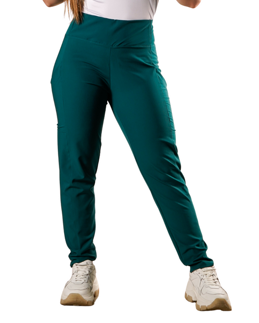 Pantalón clínico antifluido Mujer 5022 Verde Antifluido Valere Flex