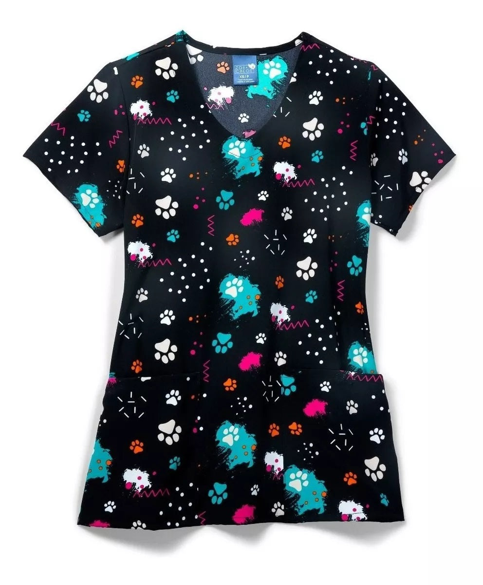 Polera Clínica Estampada Mujer PWPS Z12213 Zoe+Chloe