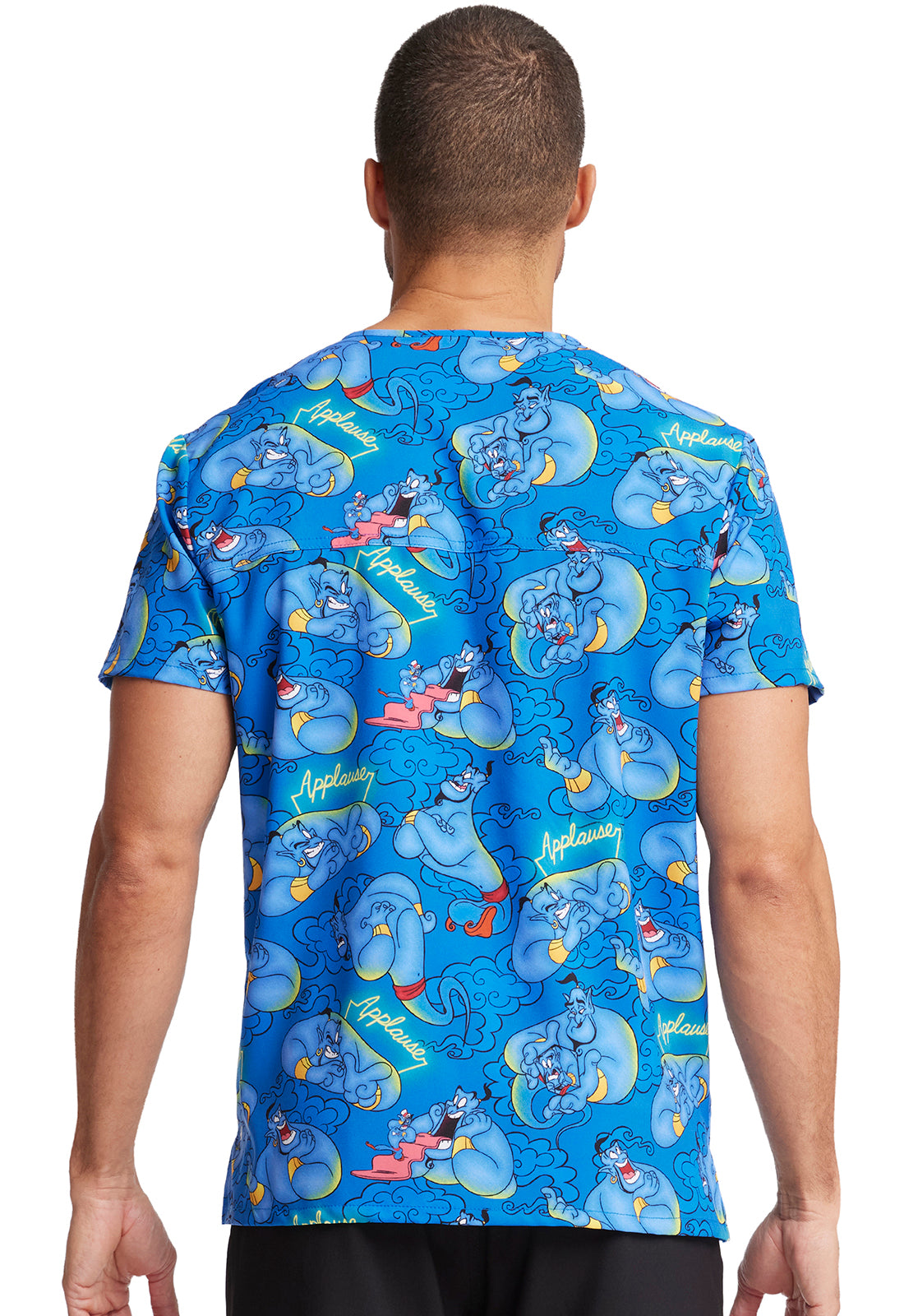 Polera Clínica Disney Mujer y Hombre TF687 ADPP Estampado Aladdin Tooniforms