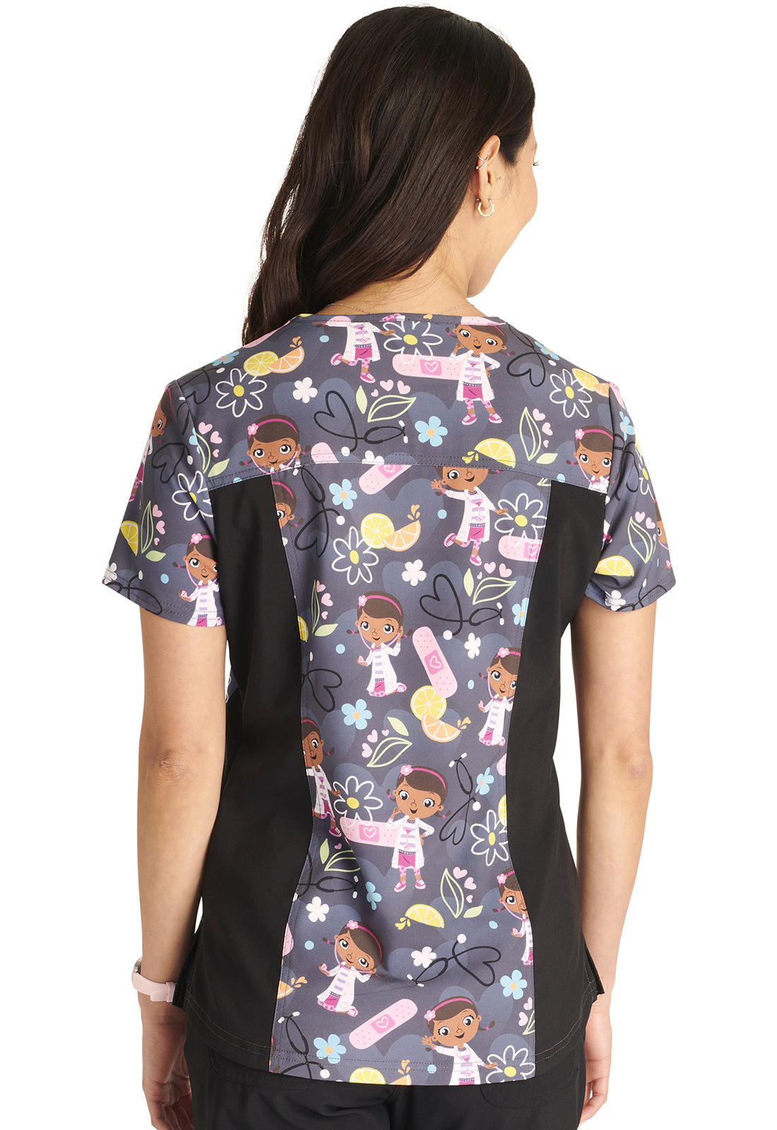 Polera Clínica Disney Mujer TF780 DCSM Estampado Dra Juguete Tooniforms