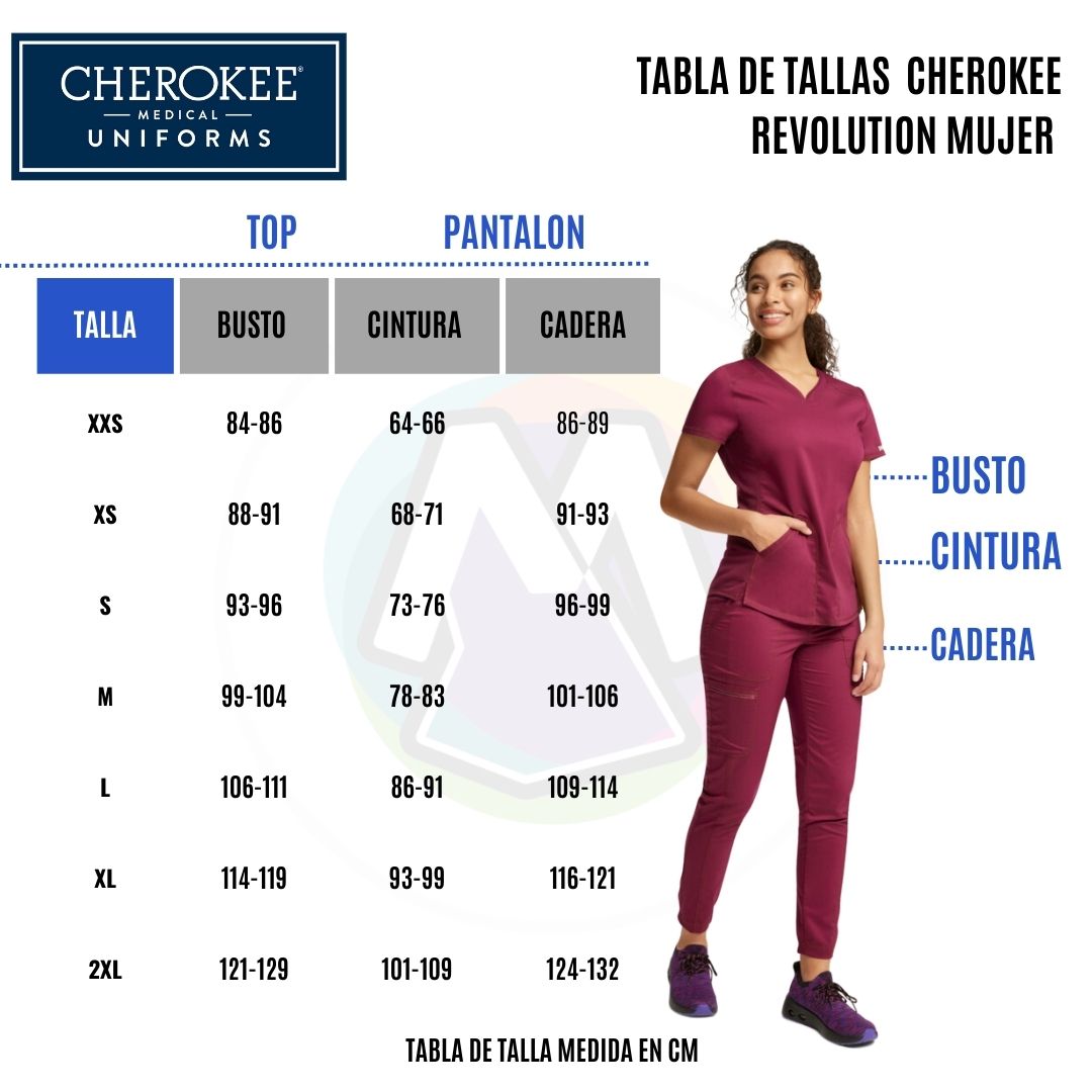 Polera Clínica Mujer gris Pewter CK953A Cherokee WW Ultra