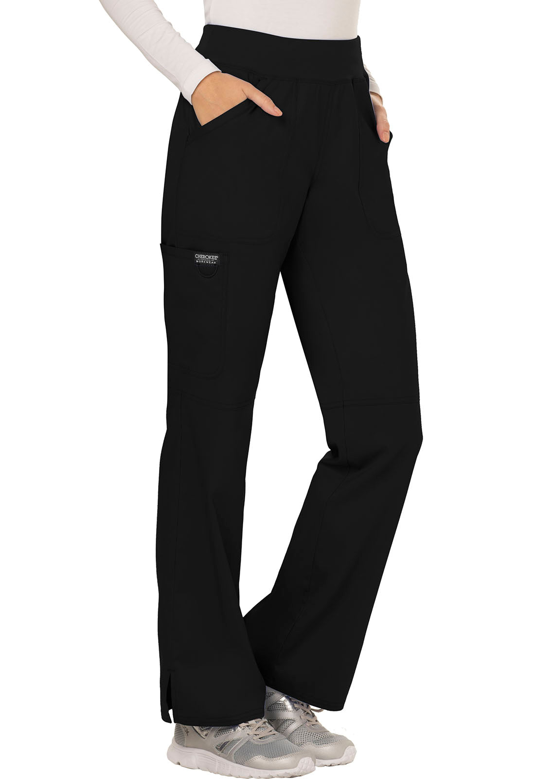 Pantalón Clínico Mujer Negro WW110 Cherokee Revolution Workwear