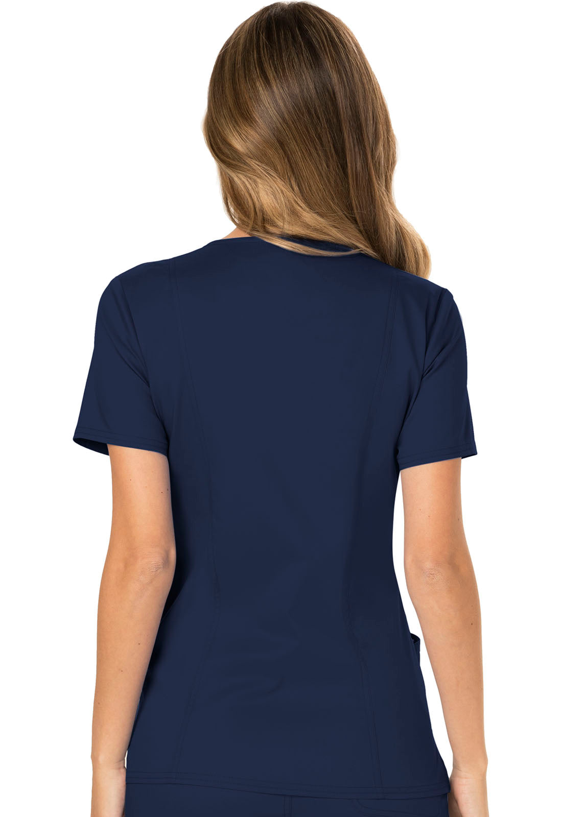 Polera Clínica Mujer Azul Marino Navy WW610 Cherokee Workwear revolution