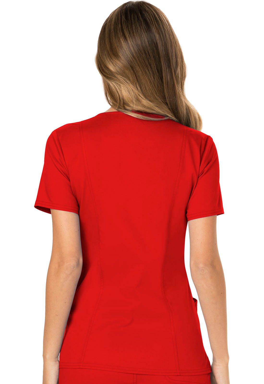 Polera Clínica Mujer Rojo WW610 Cherokee Workwear revolution