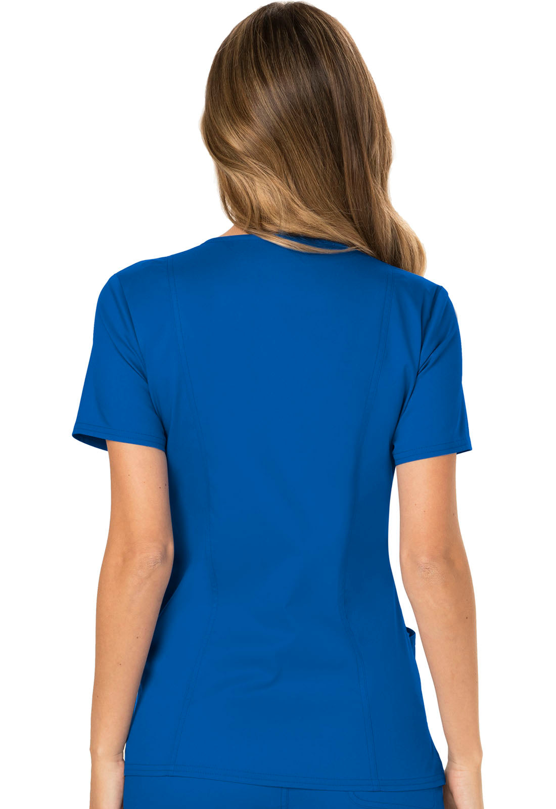 Polera Clínica Mujer Azul rey WW610 Cherokee Workwear revolution