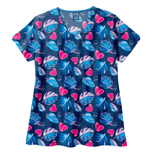 Polera Clínica Mujer estampada Z19213 PDPM zoe+chloe