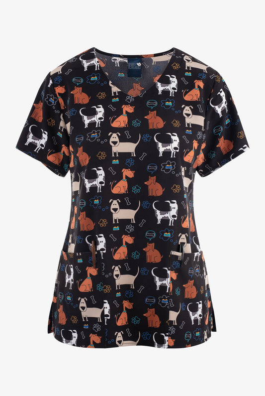 Polera Clínica Estampada Z16213 KBBD  Mujer Zoe+Chloe