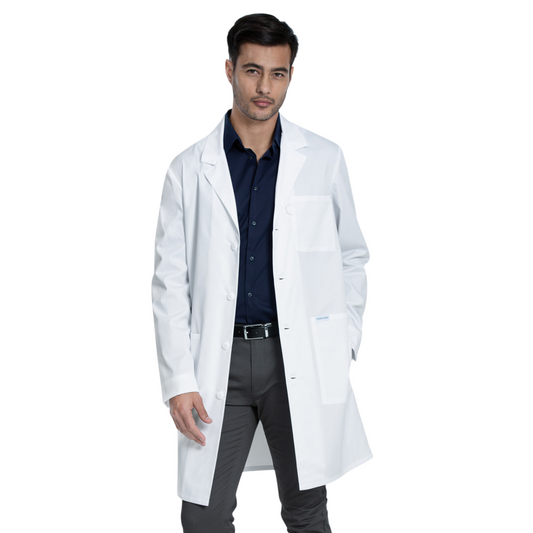Bata clínica Cherokee Blanca CK460 - Uniformes Clínicos Sami