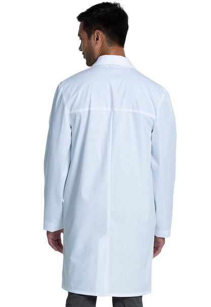 Bata clínica hombre Cherokee Blanca CK412, vista trasera - Uniformes Clínicos Sami