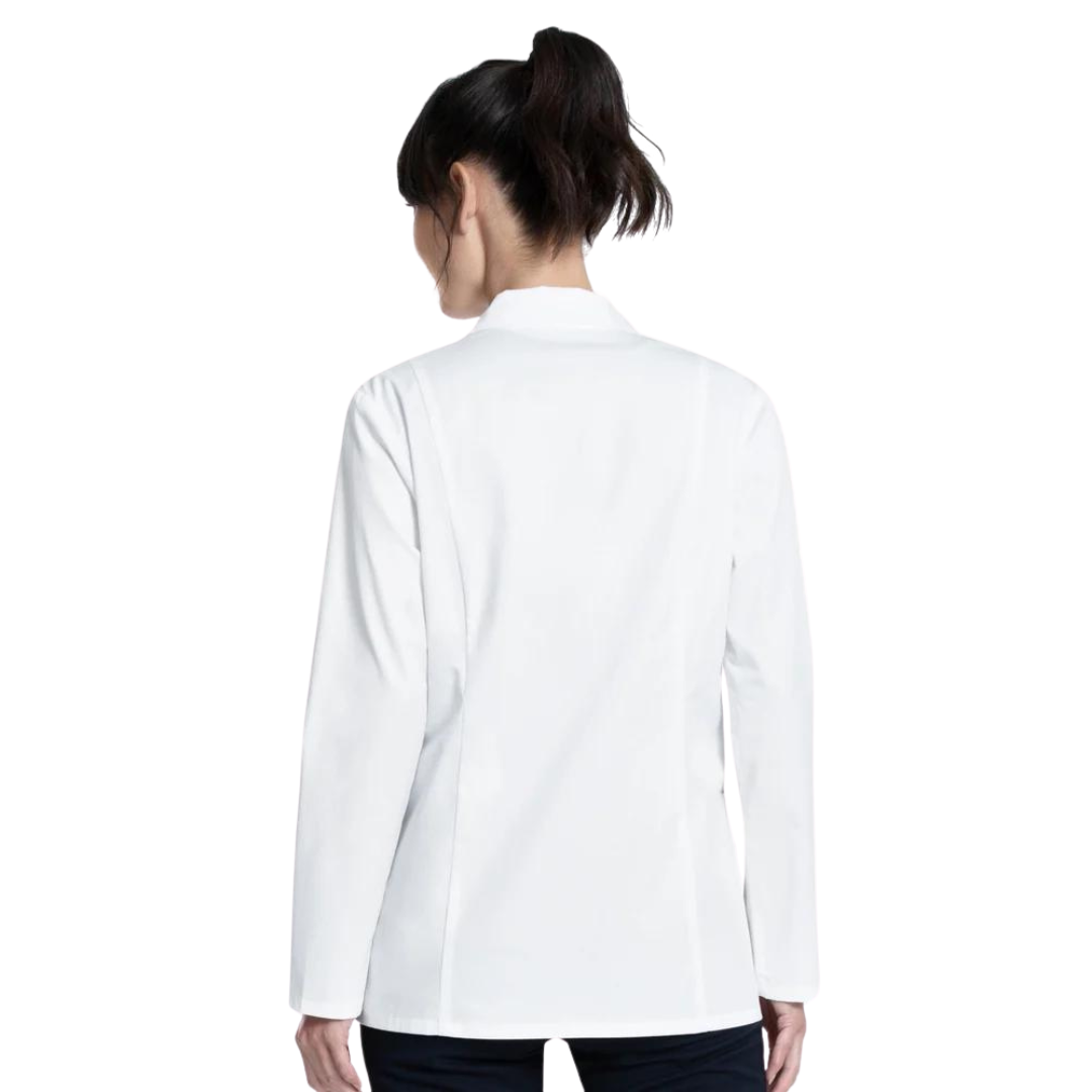 Bata clínica mujer Cherokee Blanca CK451, detalle 3 - Uniformes Clínicos Sami