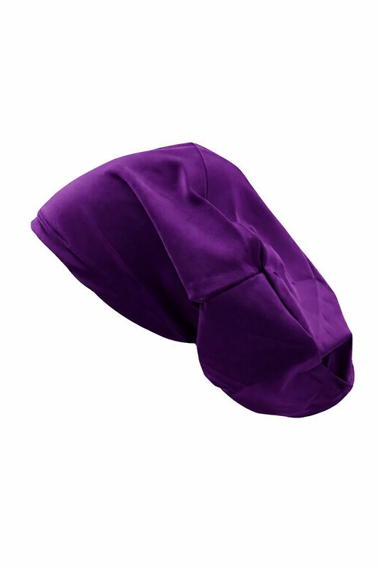 Gorro Clinico Lycra Mujer Morado