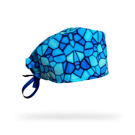 Gorro clínico hombre estampado Mosaico - Uniformes Clínicos Sami