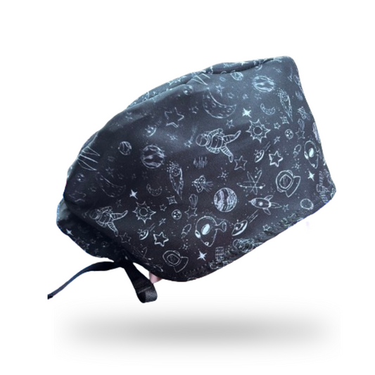 Gorro clínico hombre estampado Universo - Uniformes Clínicos Sami