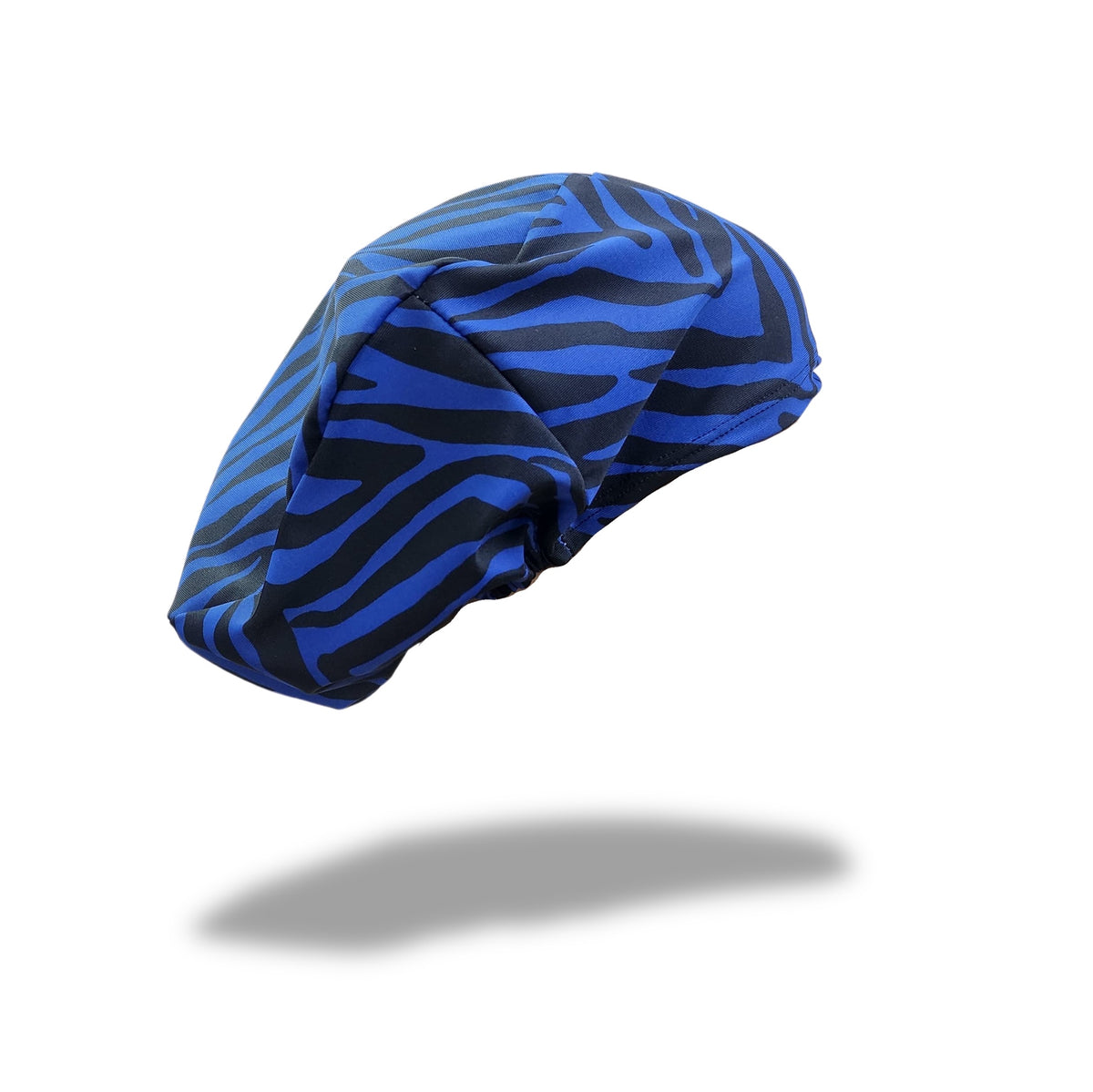 Gorro clínico mujer blanco estampado Cofia Lycra Cebra - Uniformes Clínicos Sami