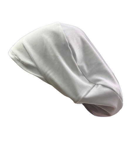 Gorro clínico mujer blanco estampado Lycra - Uniformes Clínicos Sami