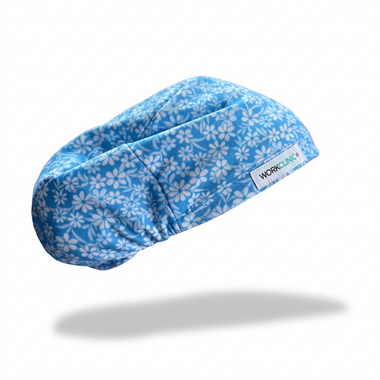 Gorro clínico mujer estampado lycra Floral seranity - Uniformes Clínicos Sami