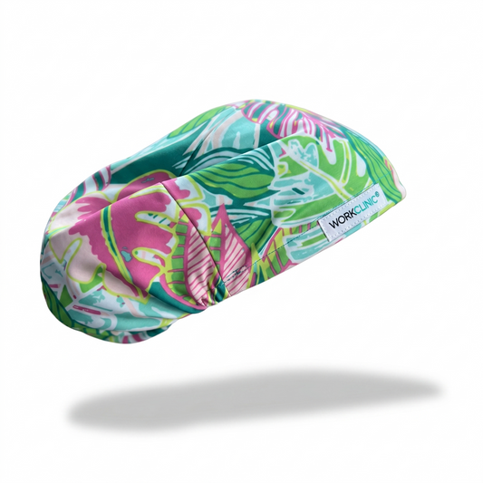 Gorro clínico mujer estampado Ocean lycra Fresh - Uniformes Clínicos Sami