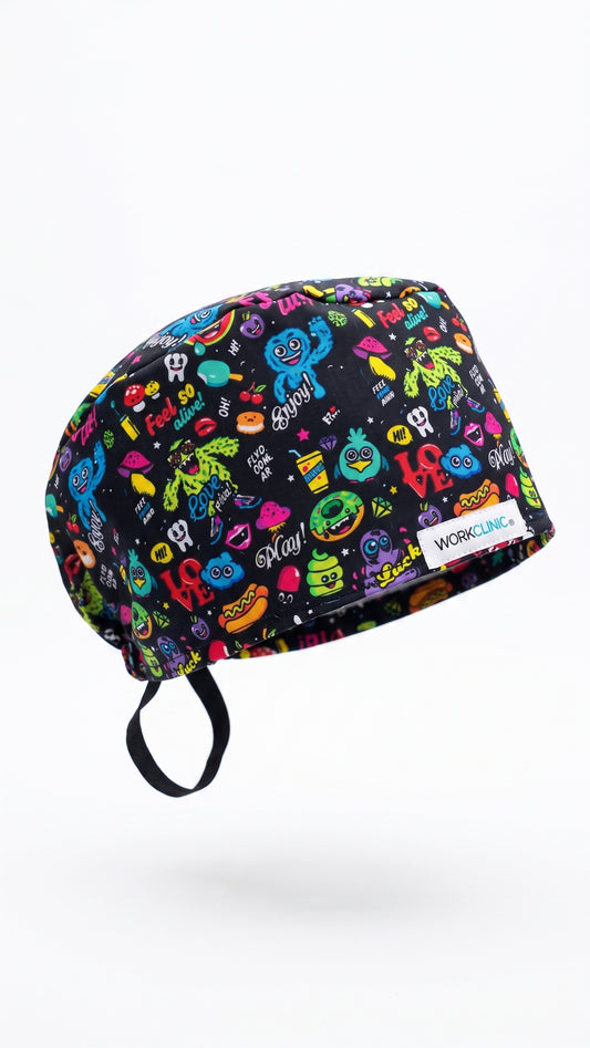Gorro Clínico Hombre Antifluido Good Luck negro