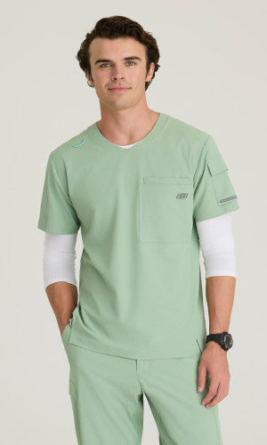 Polera Clínica Hombre SKT277 Skechers Ripstop