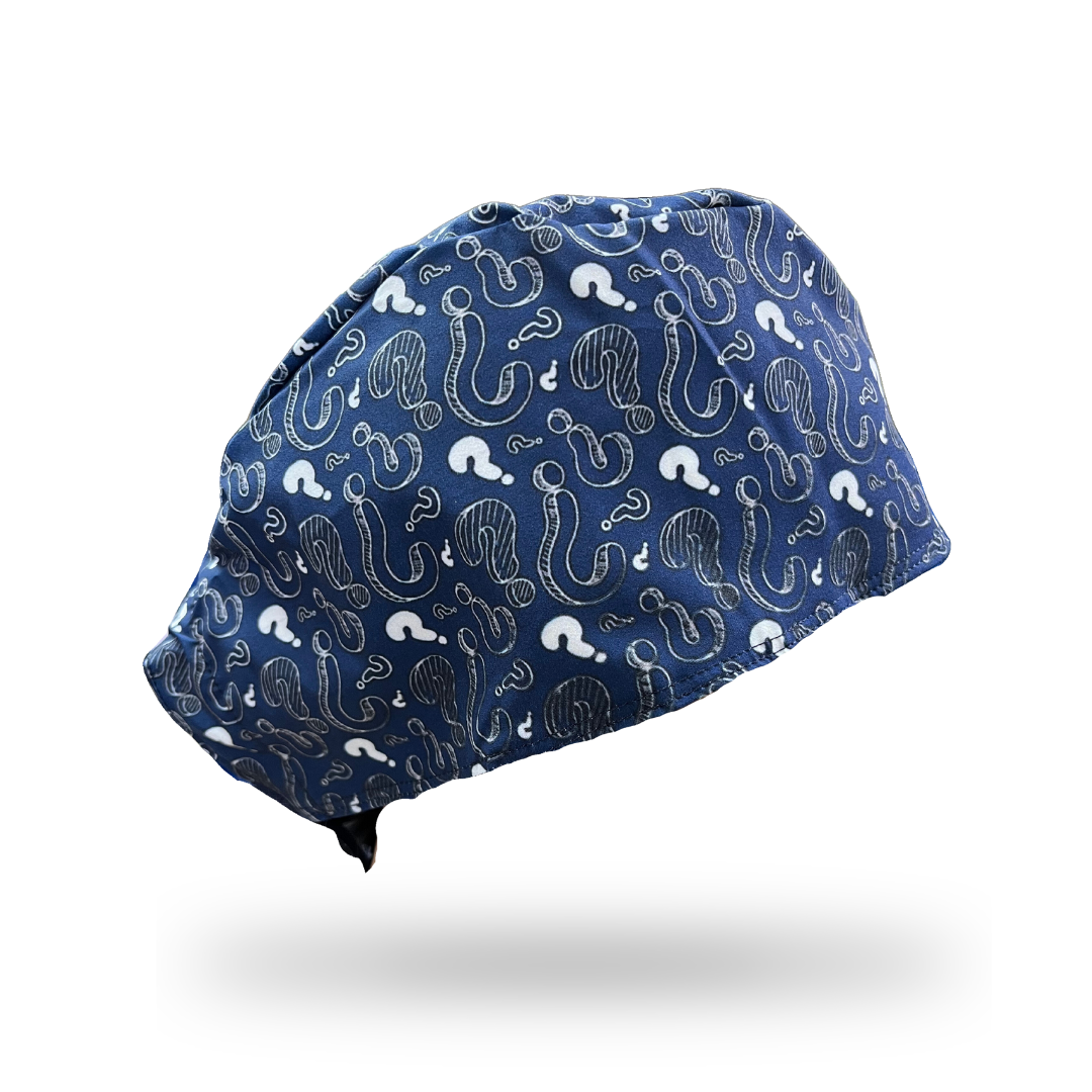 Gorro Clínico Hombre Antifluido Misterio Azul