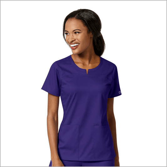 Polera Mujer Morada 6419A Wonderwink Pro