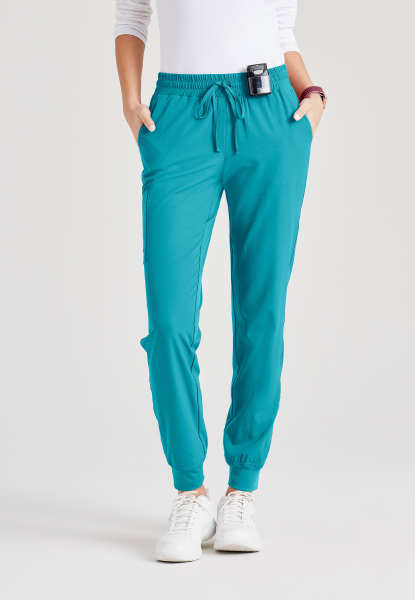 Pantalón Clínico Mujer Jogger SKP552 Verde Teal Skechers