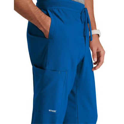Pantalón clínico hombre azul rey Grey's Anatomy Evolve GSSP649, detalle 3 - Uniformes Clínicos Sami