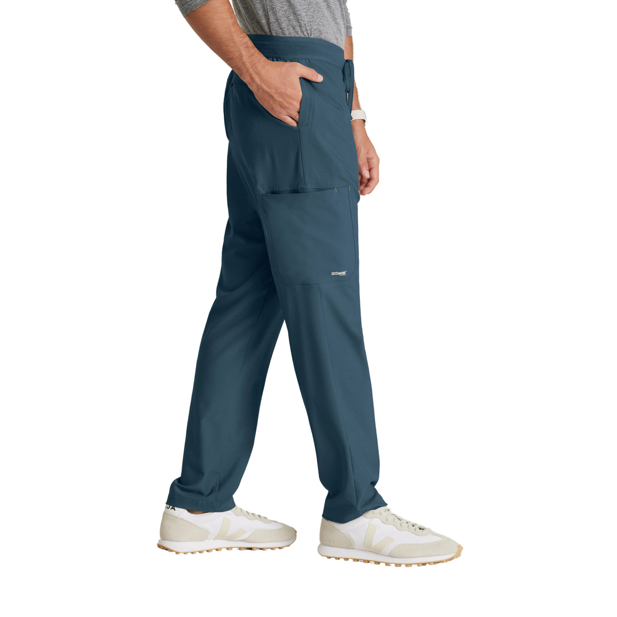 Pantalón clínico hombre gris Grey's Anatomy Evolve GSSP649, detalle 2 - Uniformes Clínicos Sami