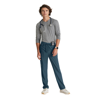 Pantalón clínico hombre gris Grey's Anatomy Evolve GSSP649, detalle 4 - Uniformes Clínicos Sami