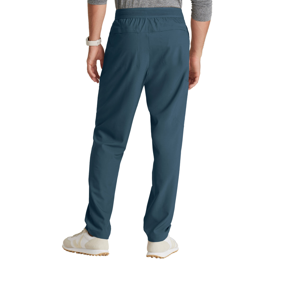 Pantalón clínico hombre gris Grey's Anatomy Evolve GSSP649, vista trasera - Uniformes Clínicos Sami