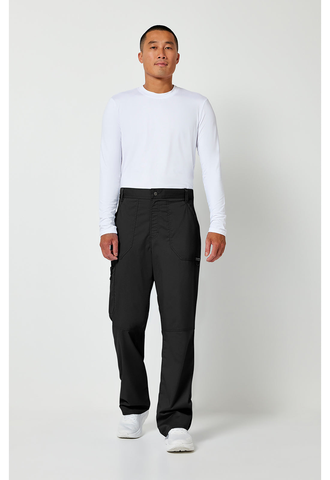 Pantalón clínico hombre negro Cherokee Workwear WW140, detalle 10 - Uniformes Clínicos Sami