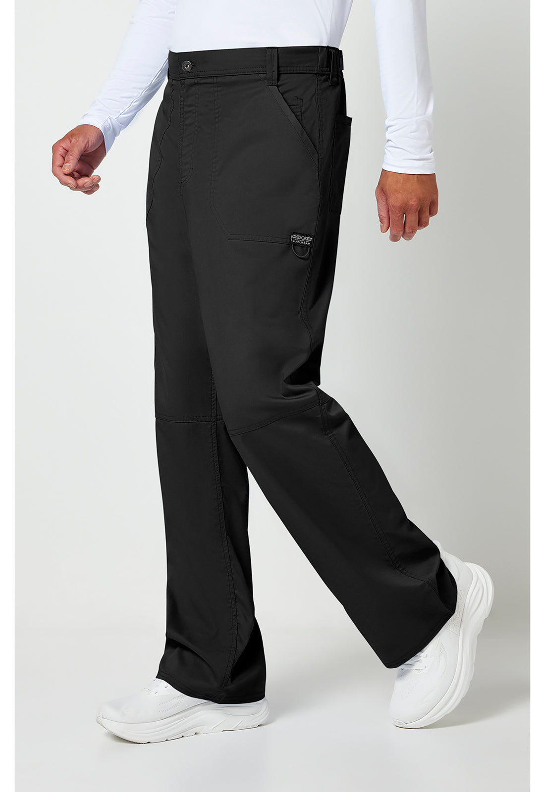 Pantalón clínico hombre negro Cherokee Workwear WW140, detalle 11 - Uniformes Clínicos Sami