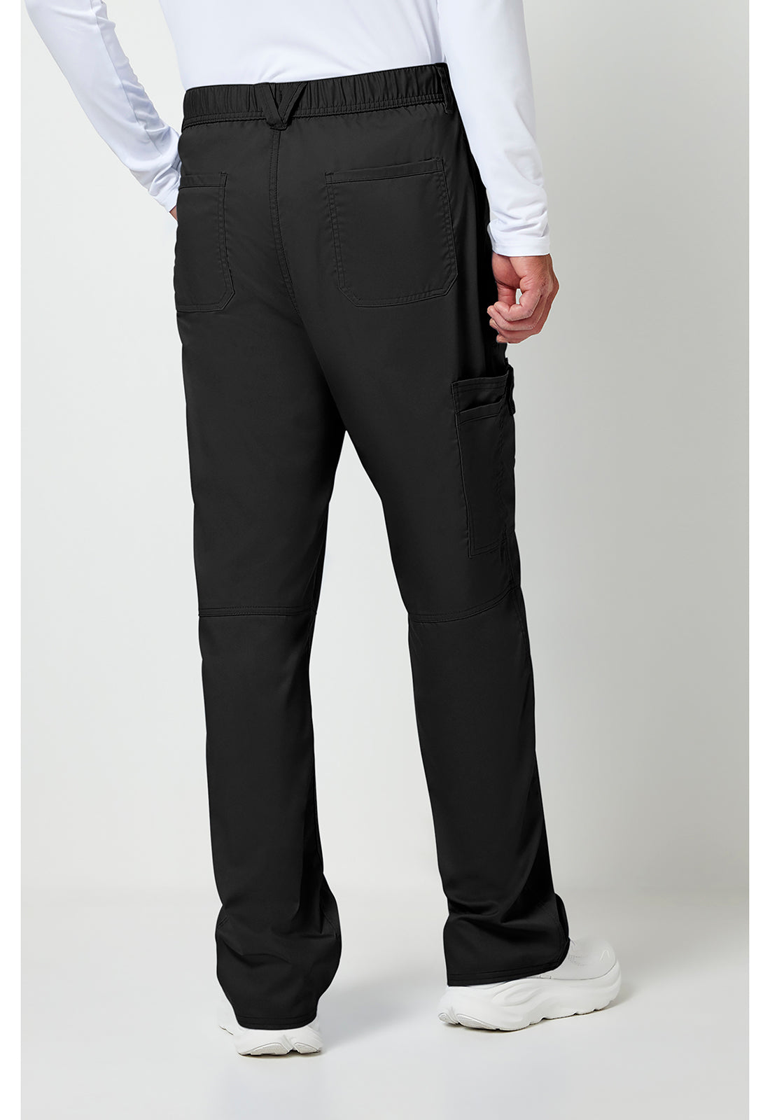 Pantalón clínico hombre negro Cherokee Workwear WW140, detalle 12 - Uniformes Clínicos Sami