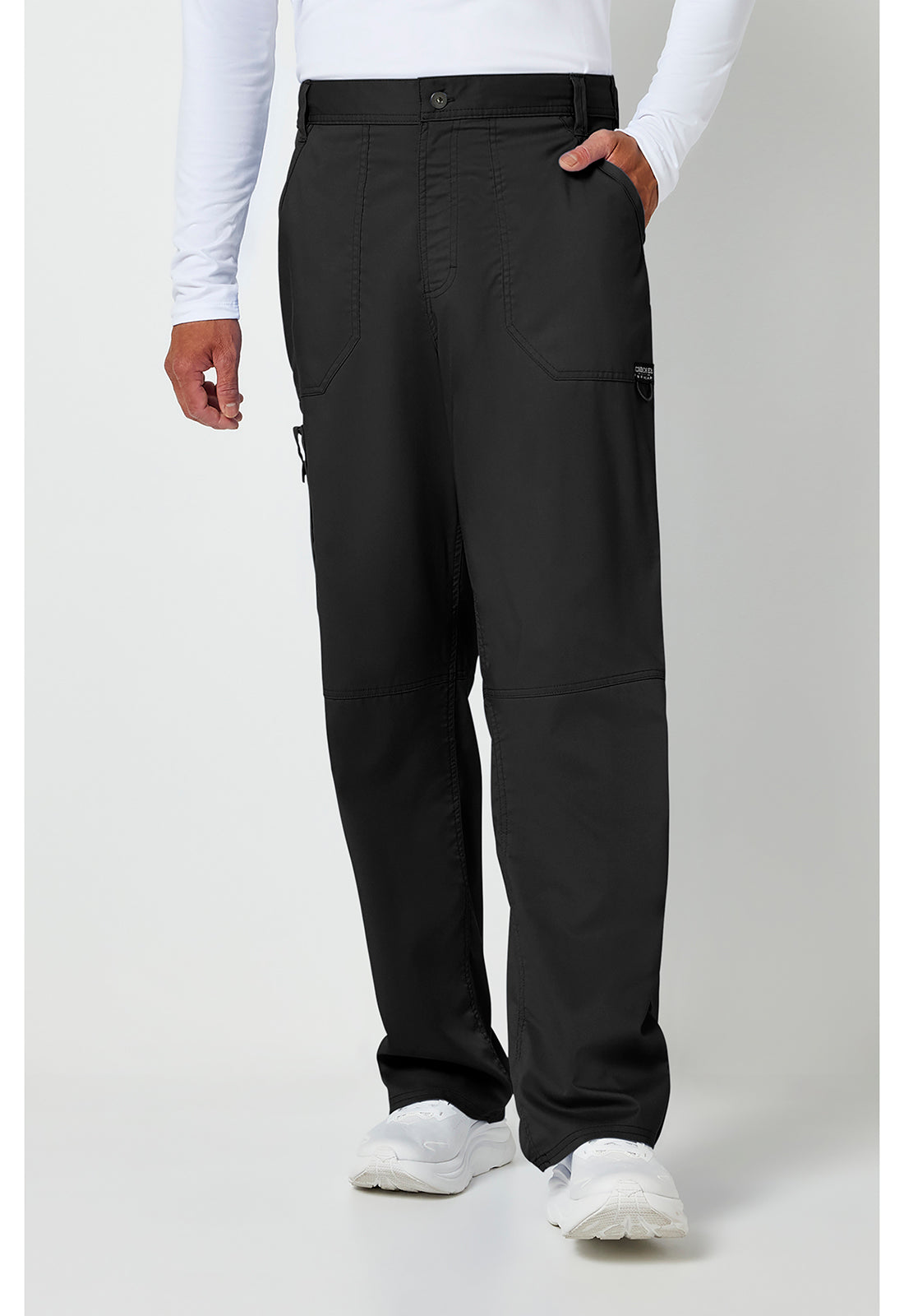 Pantalón clínico hombre negro Cherokee Workwear WW140, detalle 9 - Uniformes Clínicos Sami